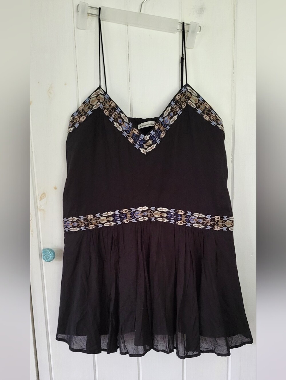 Abercrombie & Fitch Embriodered Spagetti Strap Skirt Skort Rompet